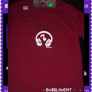 T-shirt (unisex) “Music is my Hu$tle”